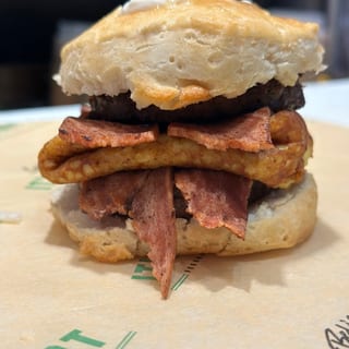 BIG MAMA'S SAUSAGE BISCUIT SANDWICH